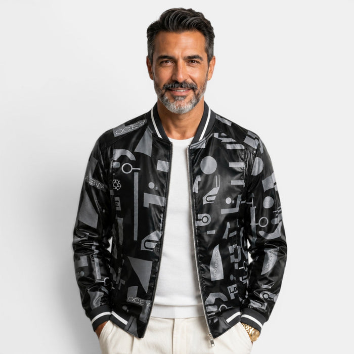 Chaqueta Bomber Hombre Estampada