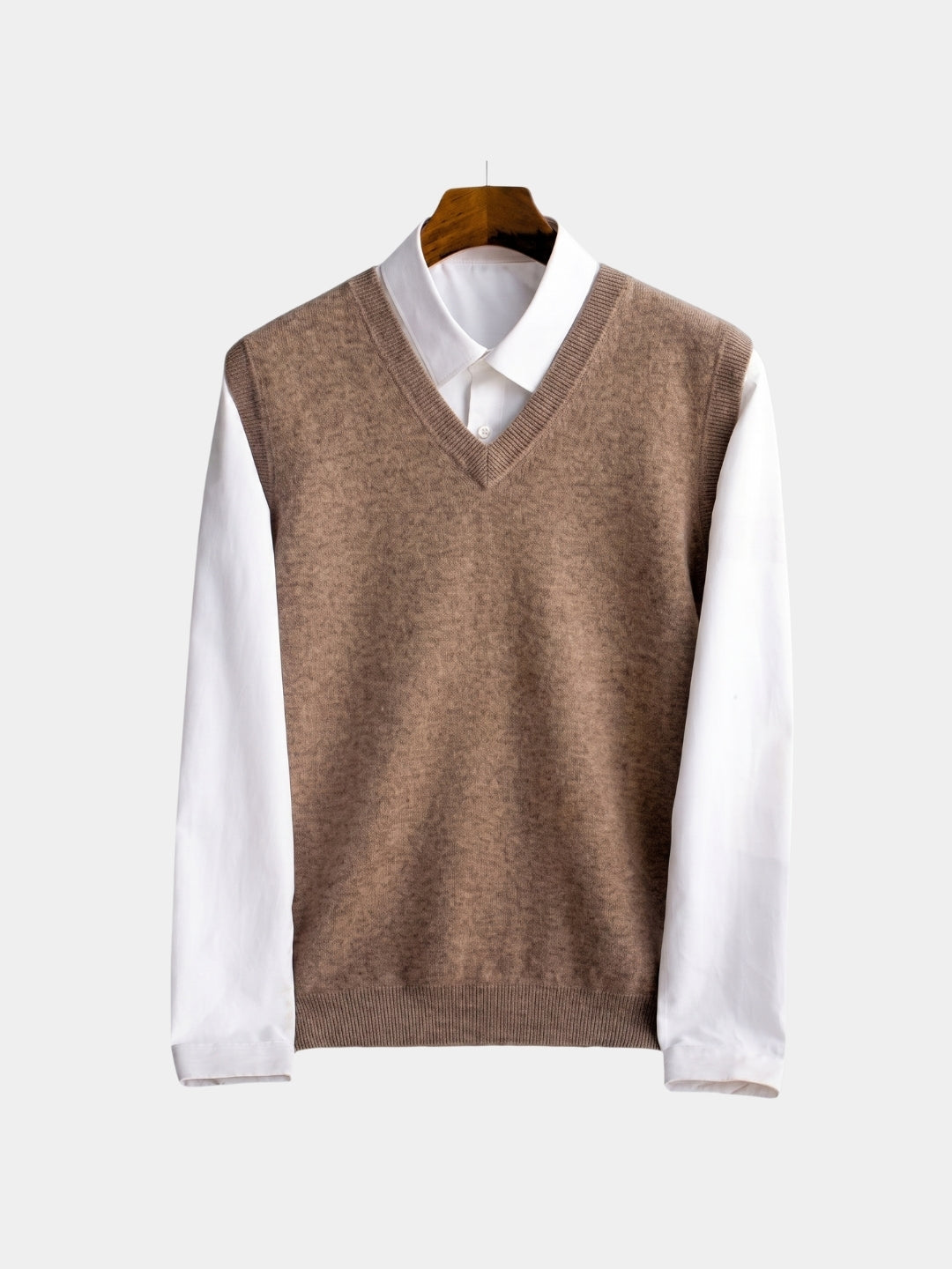 Chaleco de Lana Merino 100% - Cross & Crown