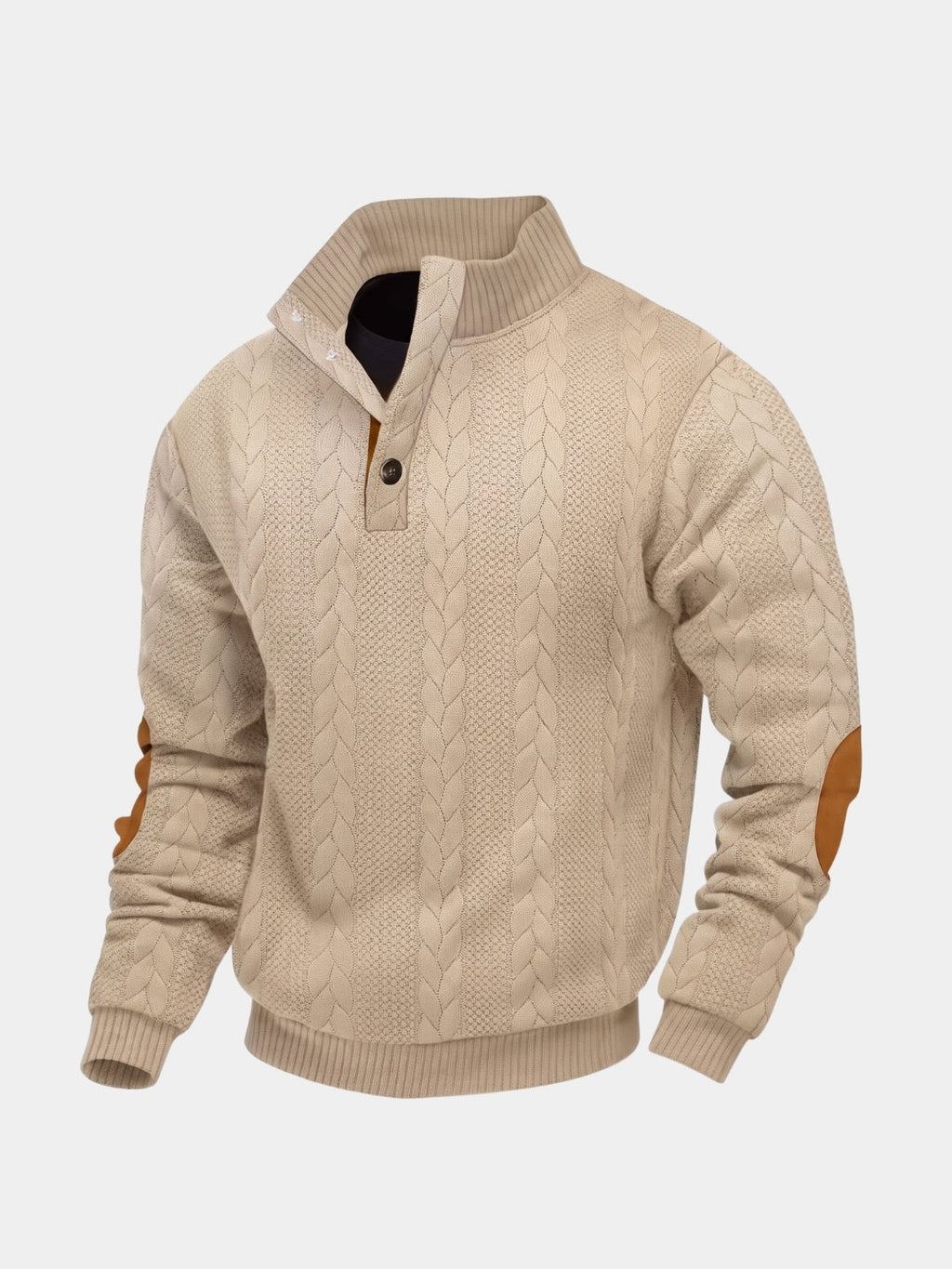 Suéter de Punto de Cuello Largo Timberline - Cross & Crown
