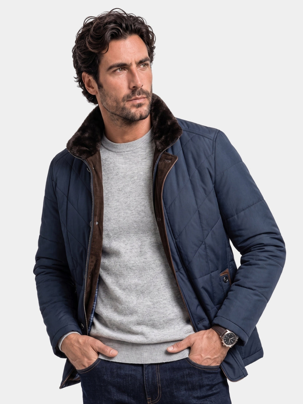 Chaqueta Acolchada de Invierno - Cross & Crown