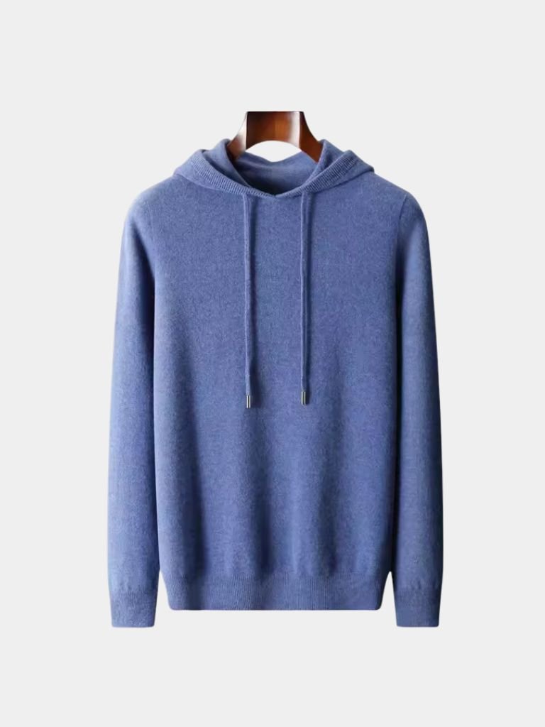 100% Suéter con Capucha de Cachemira - Cross & Crown