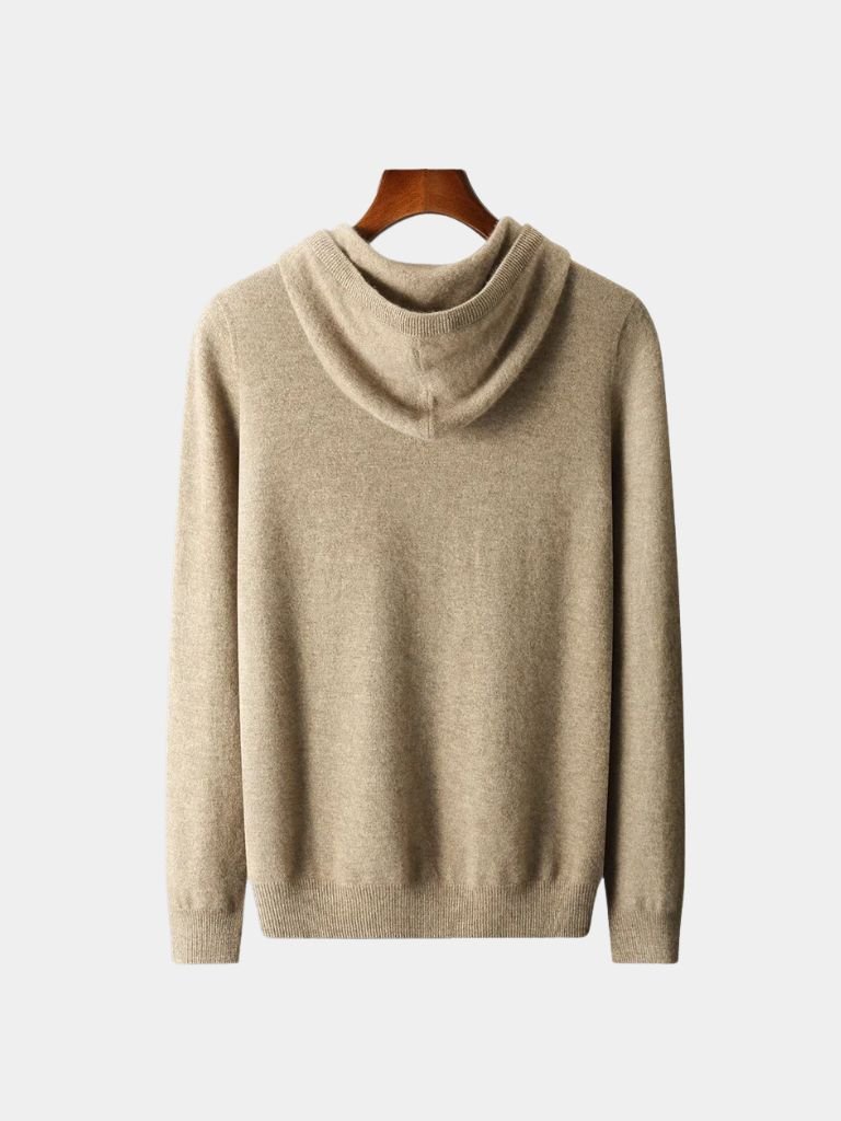100% Suéter con Capucha de Cachemira - Cross & Crown