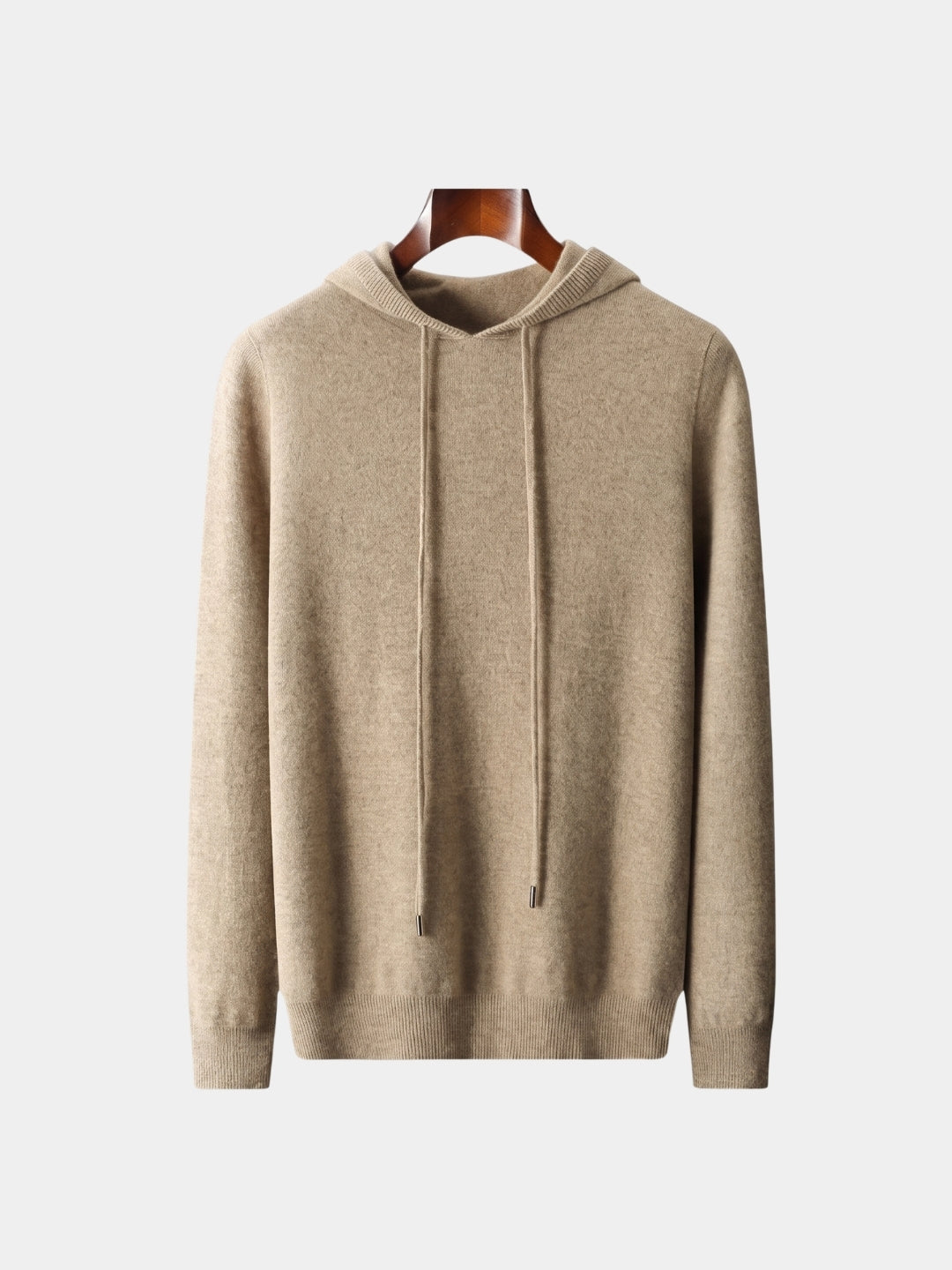 100% Suéter con Capucha de Cachemira - Cross & Crown