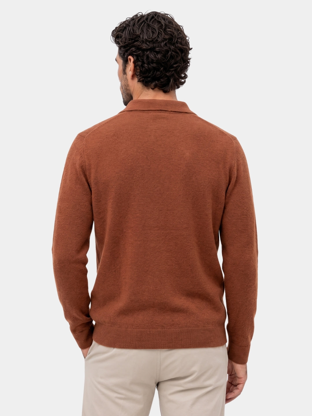 Cardigan de Polo 100% Cachemira - Cross & Crown