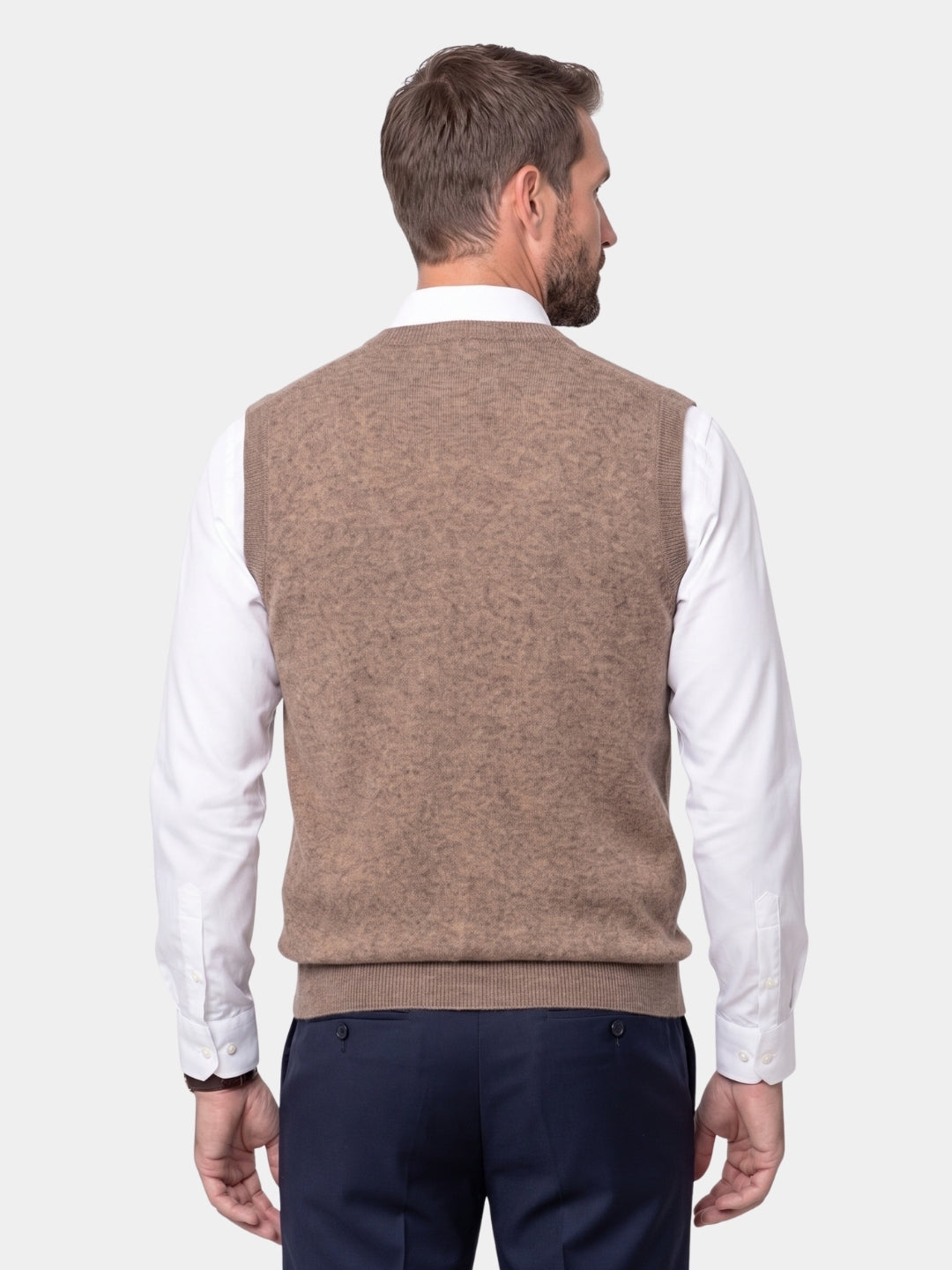 Chaleco de Lana Merino 100% - Cross & Crown