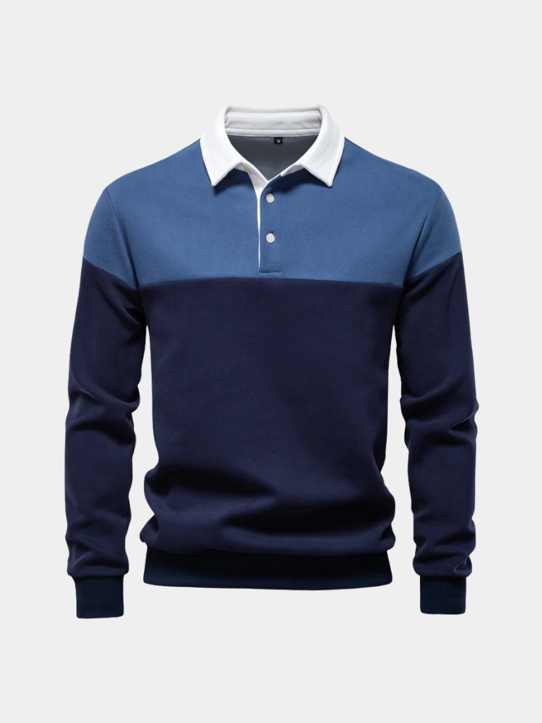 Polo Pullover de Cuello con Cremallera Alpine - Cross & Crown