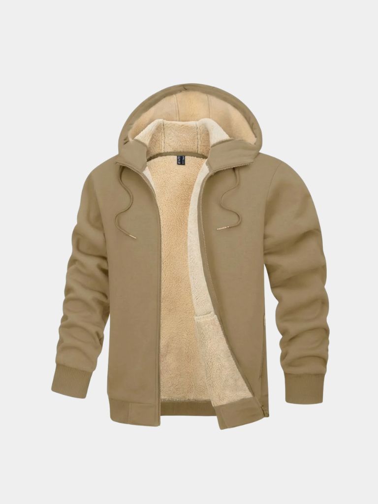 Chaqueta con Capucha Sherpa Core de Invierno - Cross & Crown