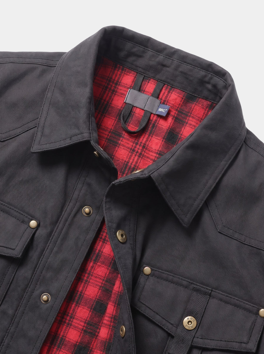 Chaqueta de Botones Forjada con Forro de Franela – Cross & Crown