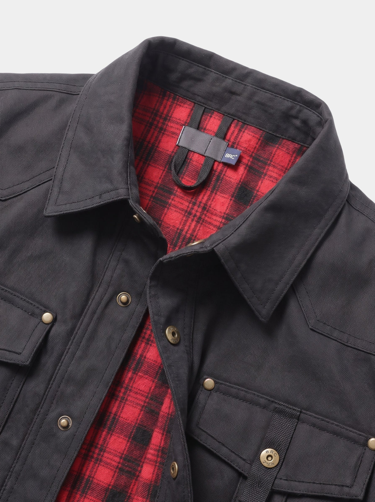 Chaqueta de Botones Forjada con Forro de Franela – Cross & Crown