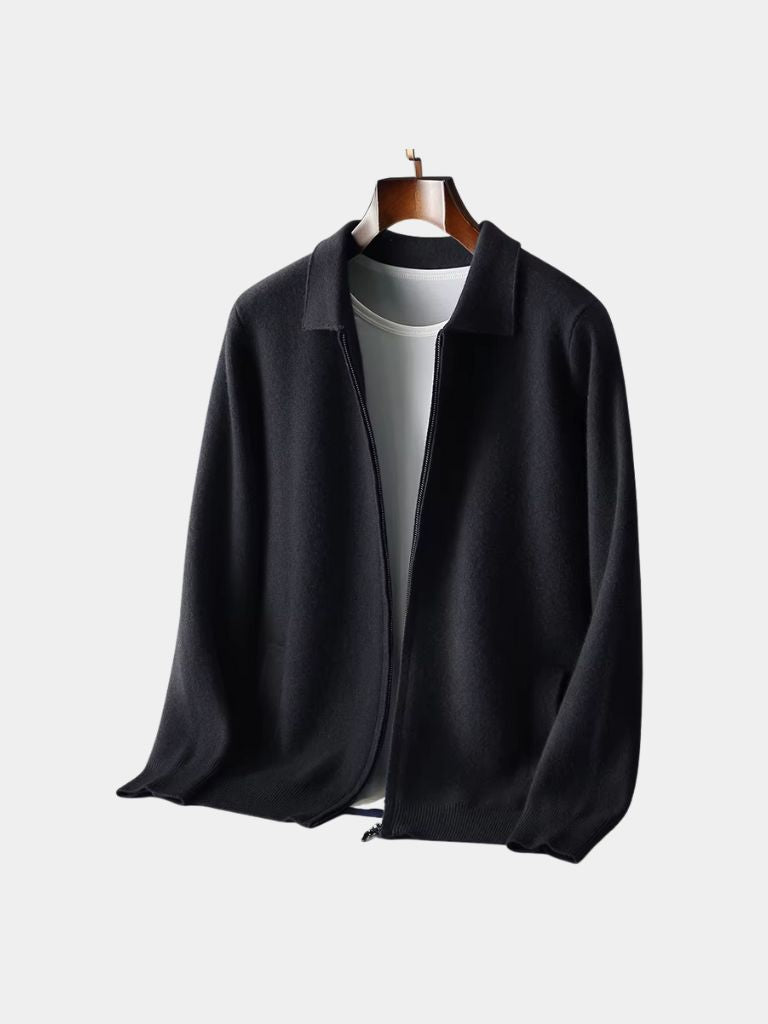 Chaqueta de Punto Heritage de Cachemira - Cross & Crown