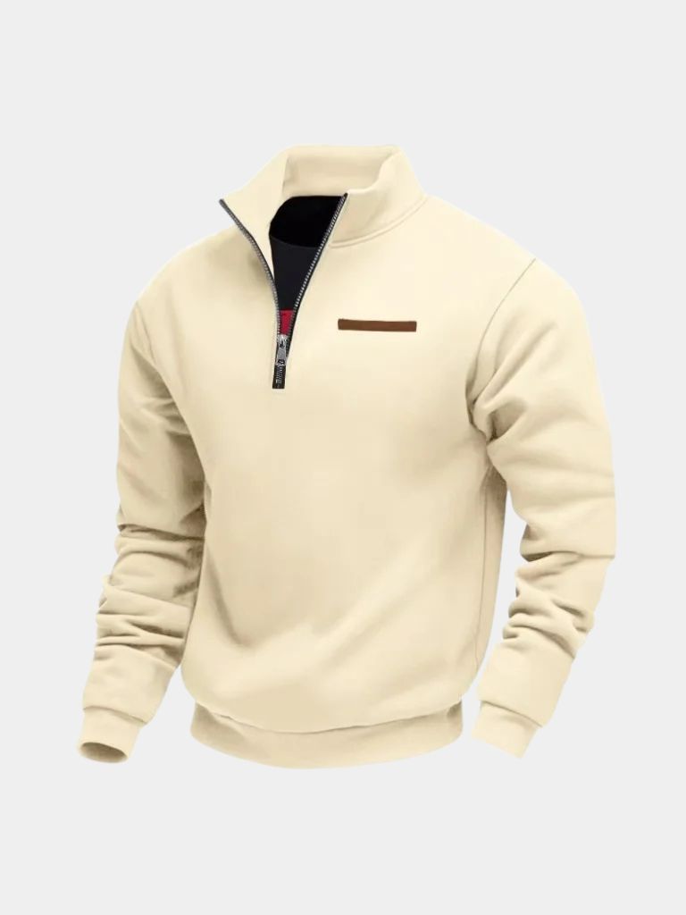 Suéter de Alto Cuello Urbano Slate - Cross & Crown