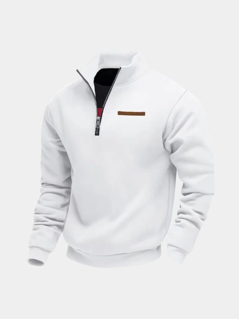 Suéter de Alto Cuello Urbano Slate - Cross & Crown