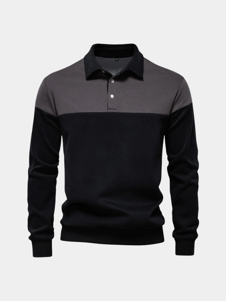 Polo Pullover de Cuello con Cremallera Alpine - Cross & Crown