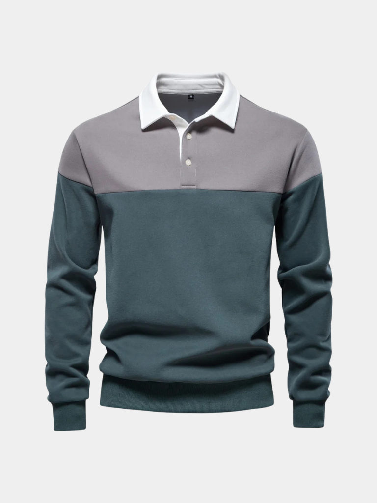 Polo Pullover de Cuello con Cremallera Alpine - Cross & Crown