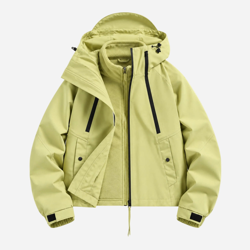 Chaqueta Impermeable Mujer con Capucha