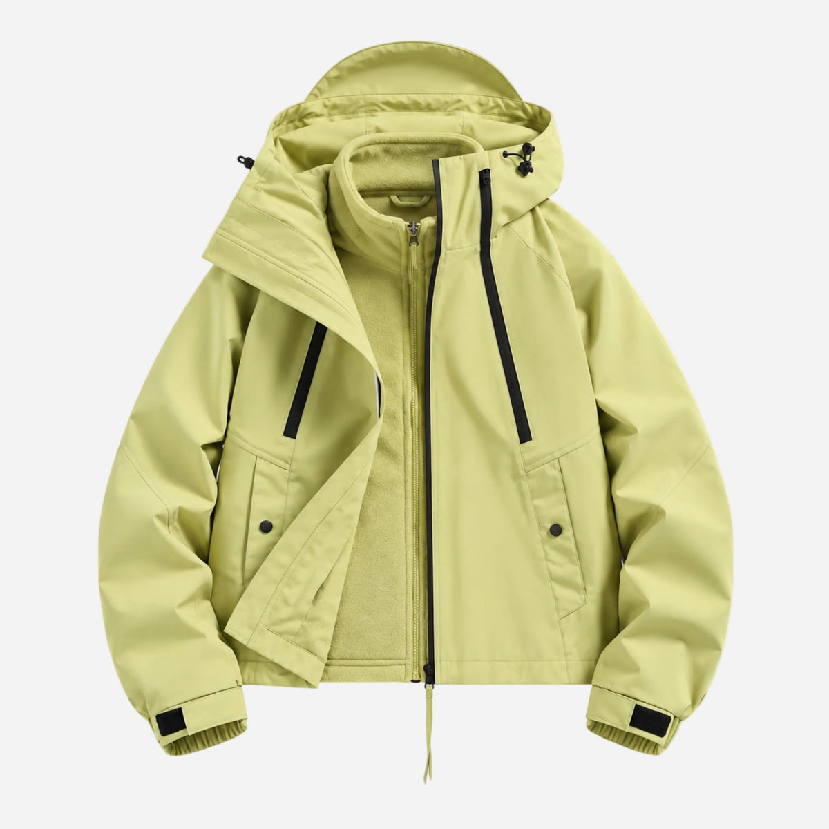 Chaqueta Impermeable Mujer con Capucha
