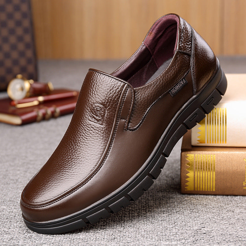 Zapatos Casuales de Piel para Hombre sin Cordones