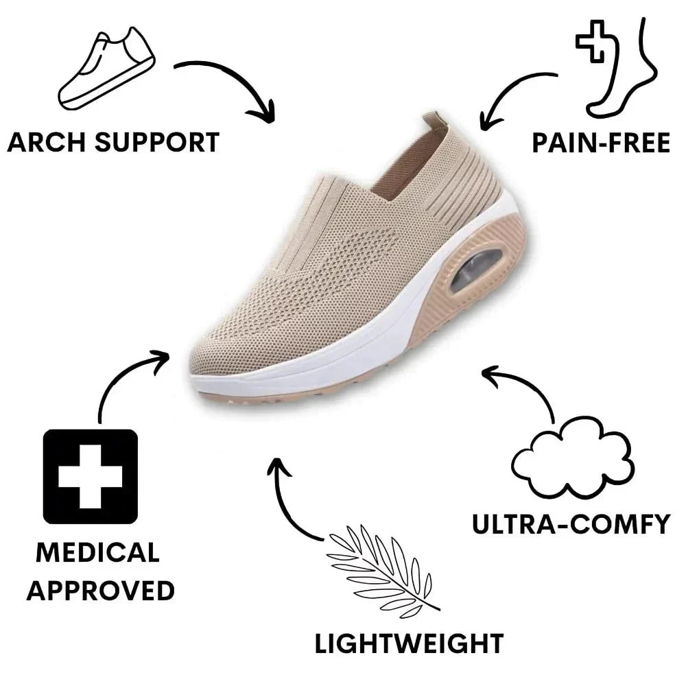 Zapatillas Ortopédicas Mujer con Soporte para Pies Planos