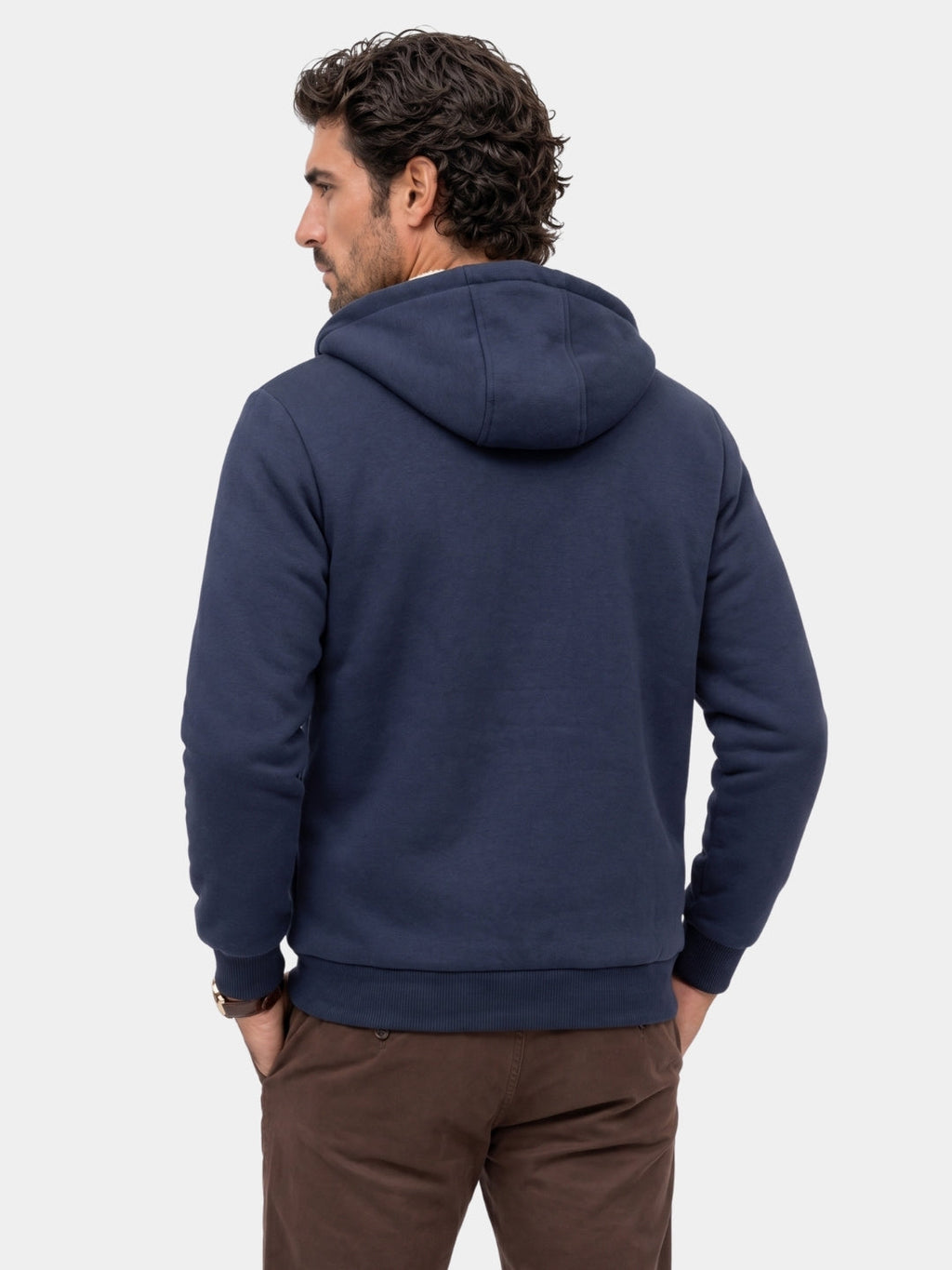 Chaqueta con Capucha Sherpa Core de Invierno - Cross & Crown