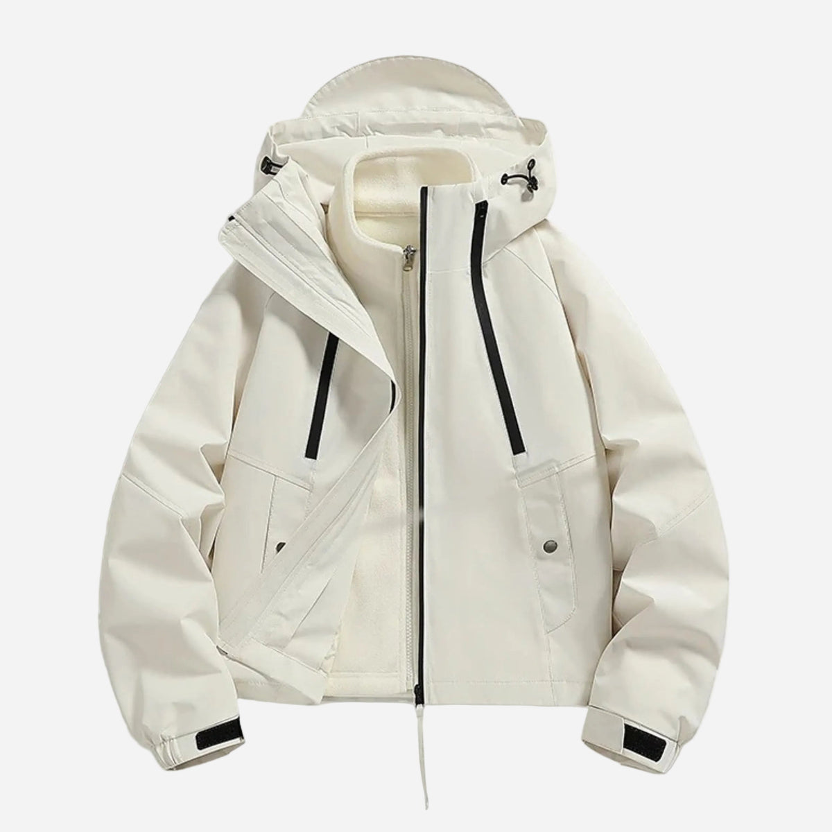 Chaqueta Impermeable Mujer con Capucha
