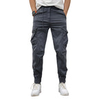 Pantalones Cargo Marino Multibolsillo