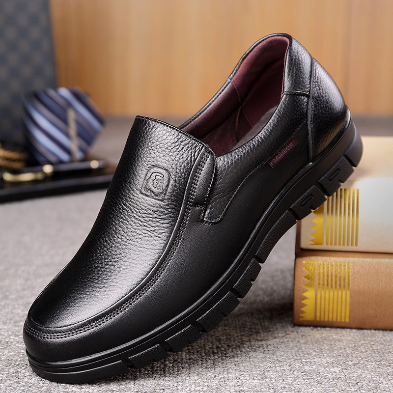 Zapatos Casuales de Piel para Hombre sin Cordones
