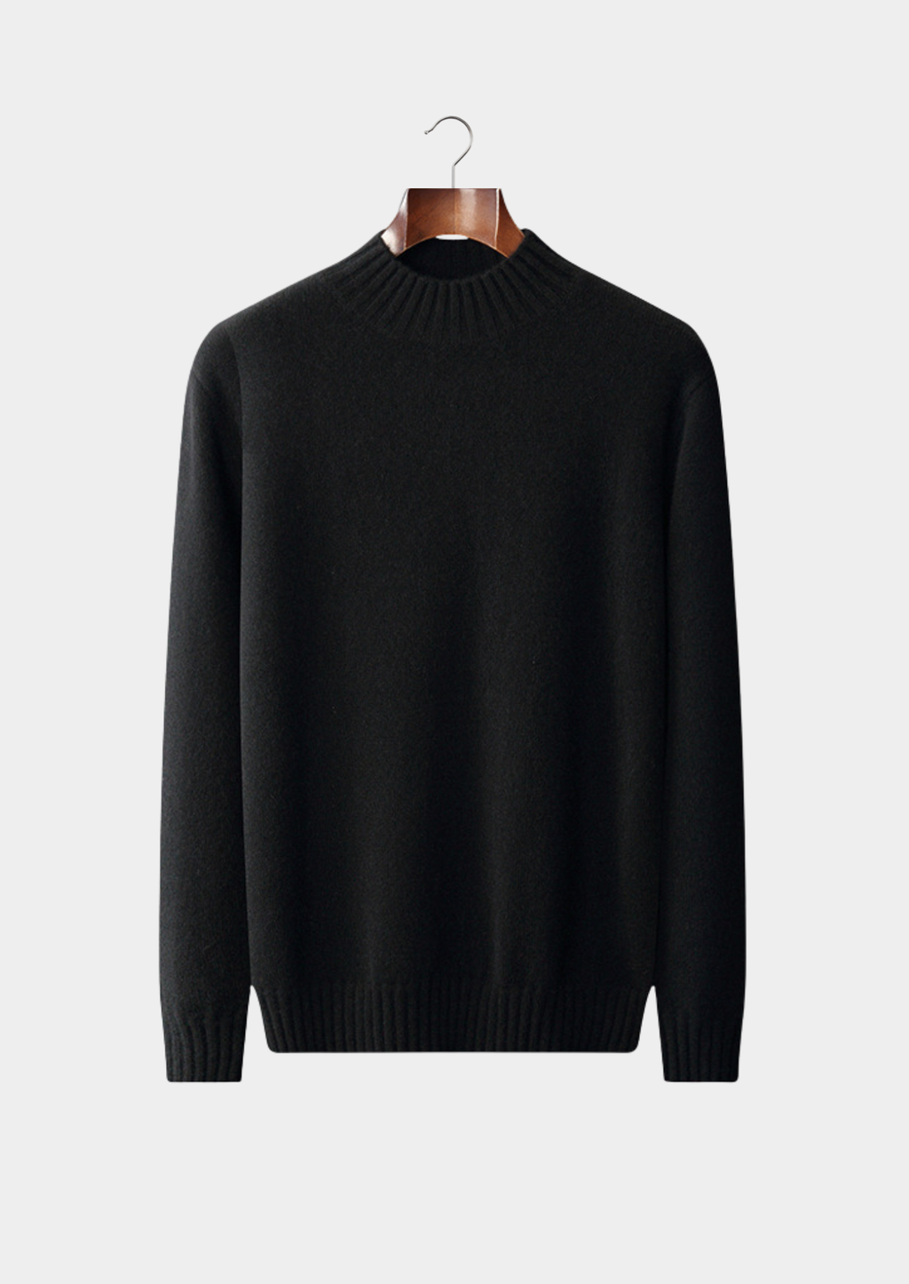 Jersey Hombre Cashmere Premium – Cuello Mock 100% Cashmere