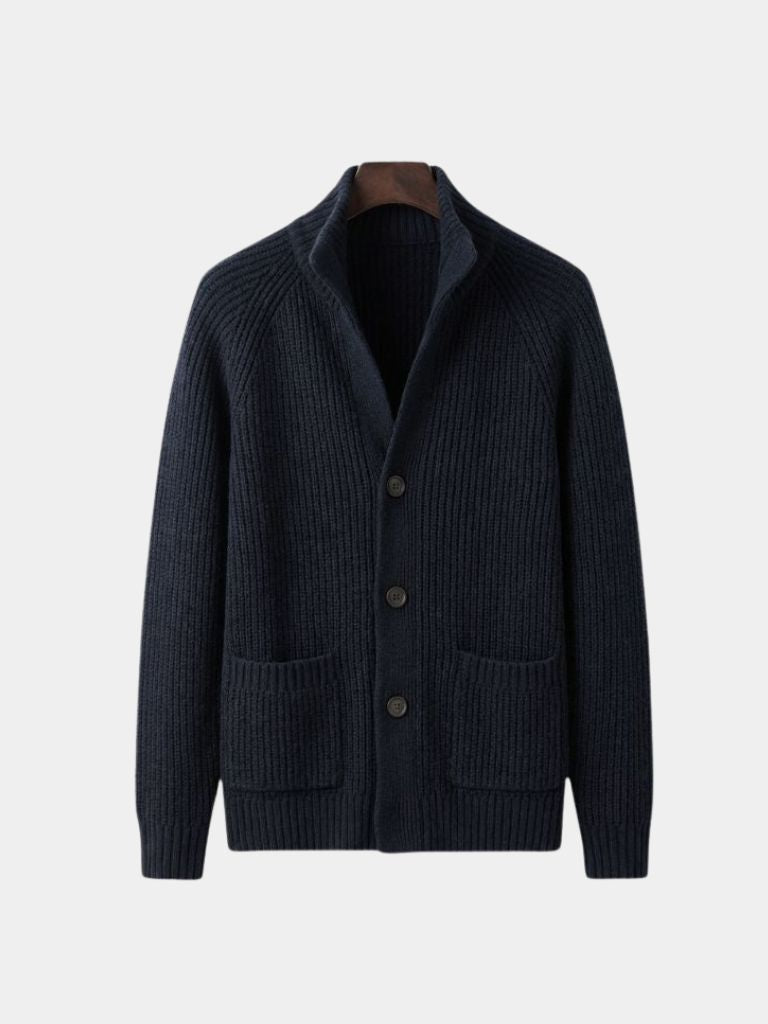 Chaqueta de Punto Botton Clásica - Cross & Crown