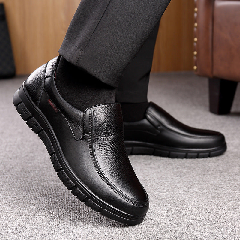 Zapatos Casuales de Piel para Hombre sin Cordones