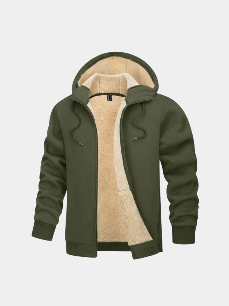 Chaqueta con Capucha Sherpa Core de Invierno - Cross & Crown