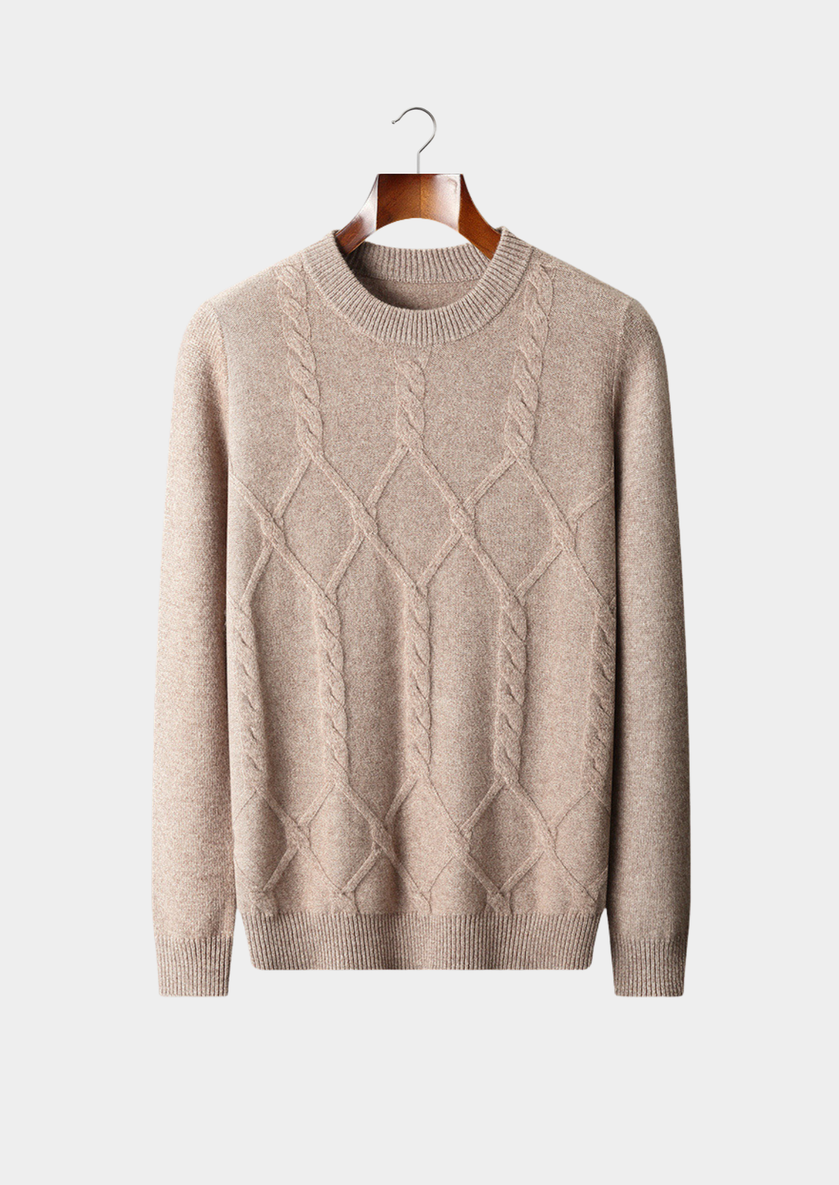 Jersey de Cashmere Hombre Premium – 100% Cashmere con Diseño