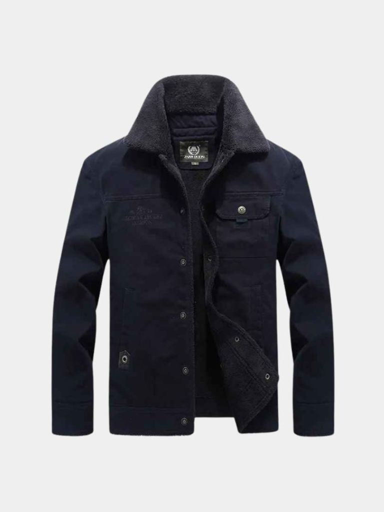 Chaqueta de Aviador Militar Vintage - Cross & Crown