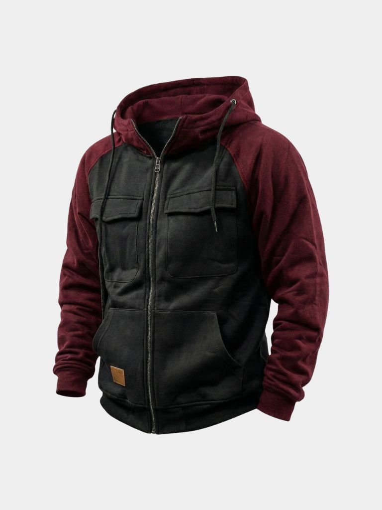 Sudadera con cremallera Cargo Trek - Cross & Crown