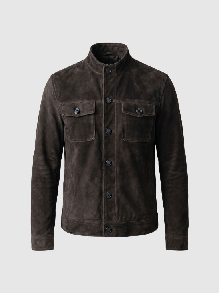 Chaqueta Vintage de Ante Garrison - Cruz & Corona