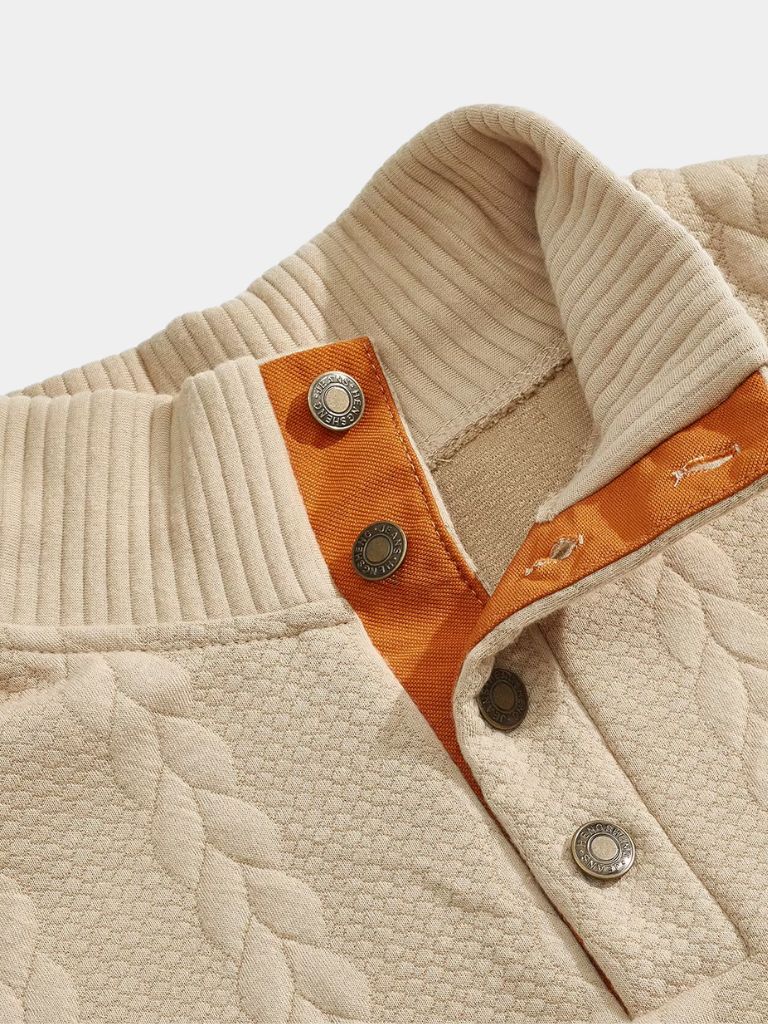 Suéter de Punto de Cuello Largo Timberline - Cross & Crown