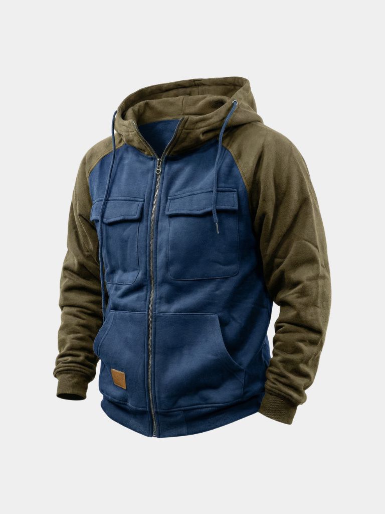 Sudadera con cremallera Cargo Trek - Cross & Crown