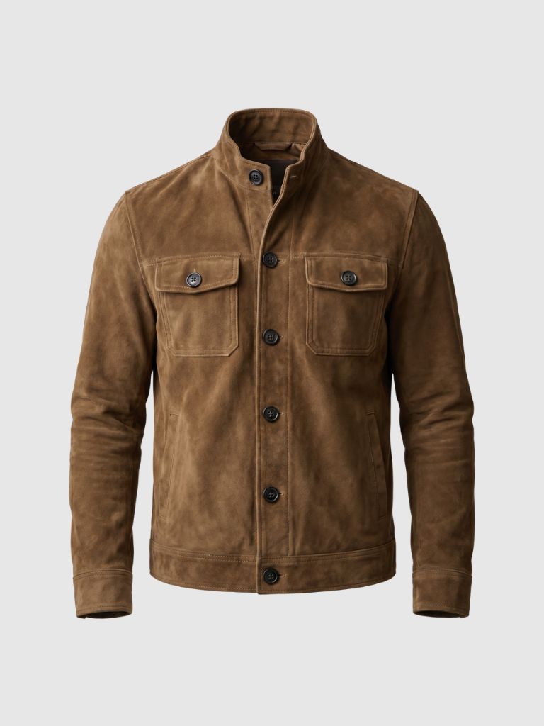 Chaqueta Vintage de Ante Garrison - Cruz & Corona