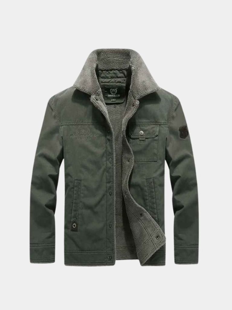 Chaqueta de Aviador Militar Vintage - Cross & Crown
