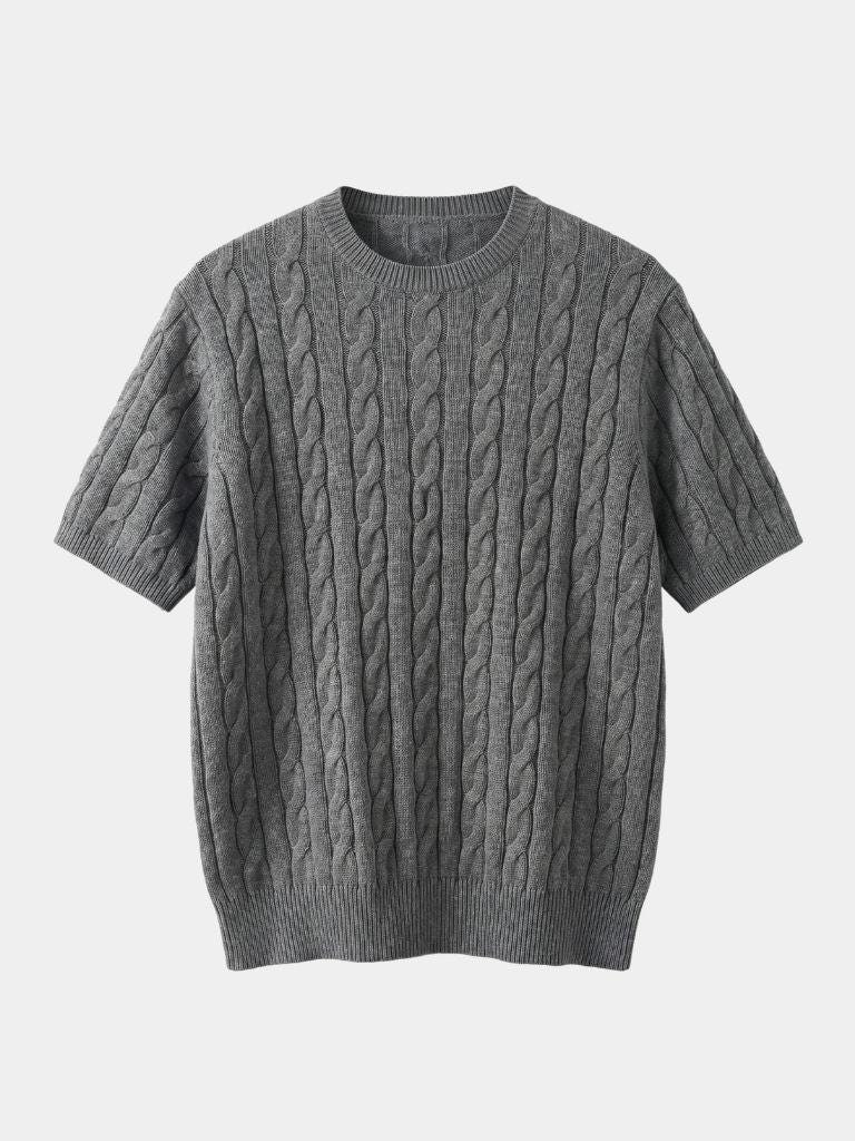 Camiseta de Punto Rombo Clásica - Cross & Crown