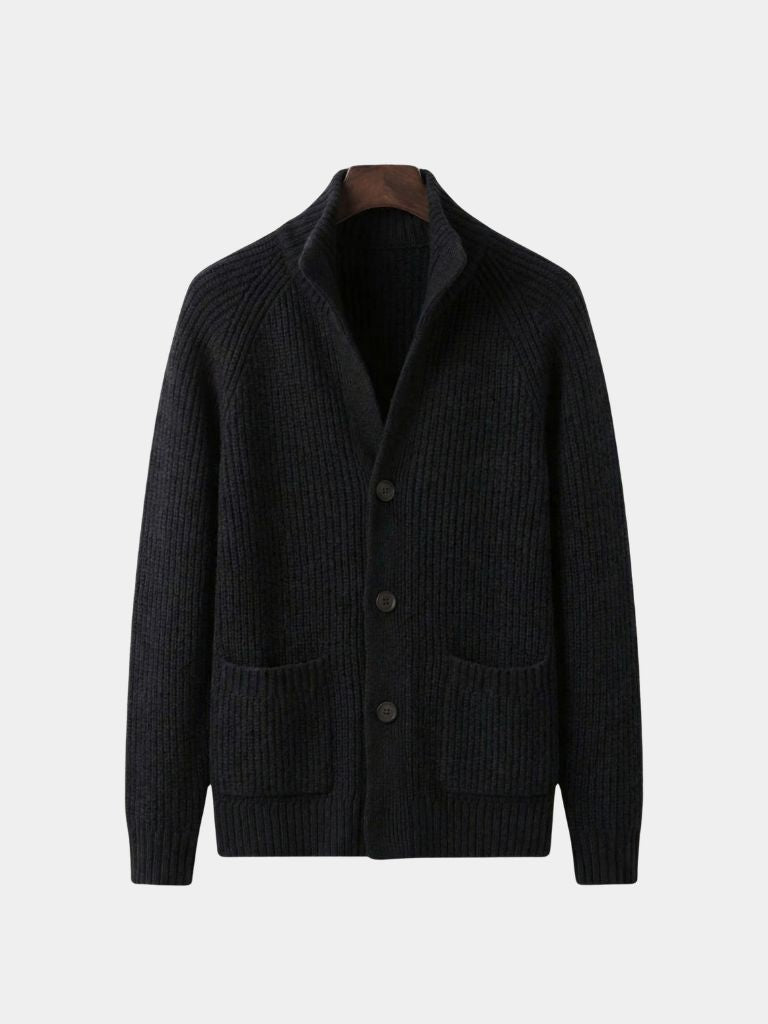 Chaqueta de Punto Botton Clásica - Cross & Crown