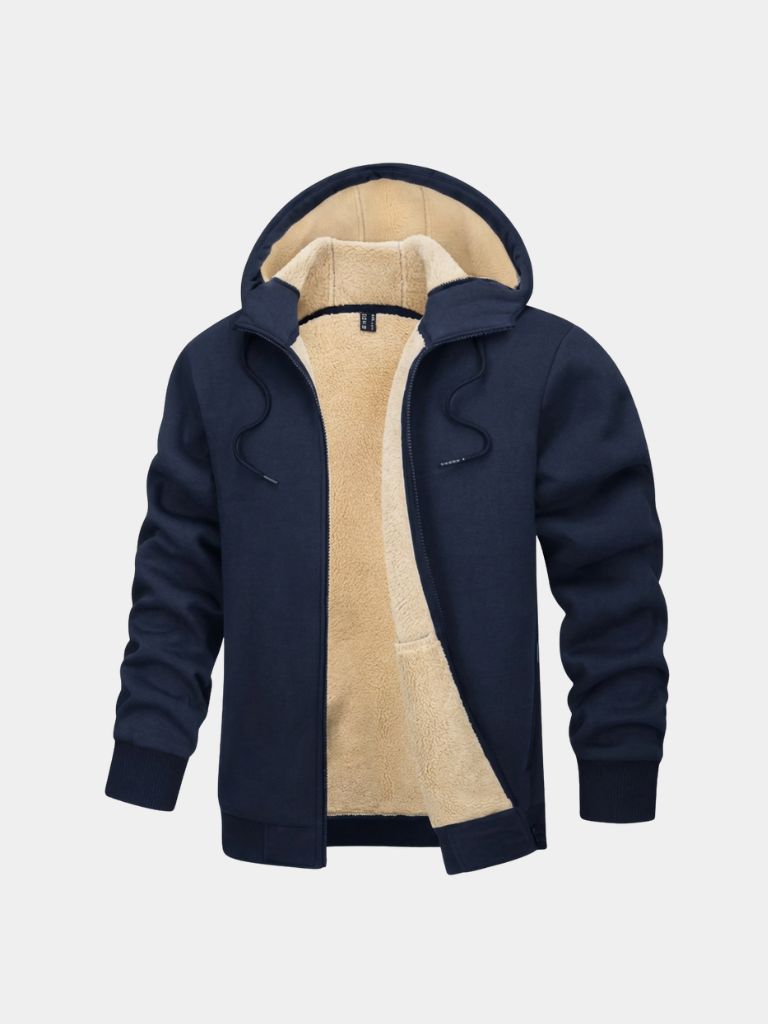 Chaqueta con Capucha Sherpa Core de Invierno - Cross & Crown