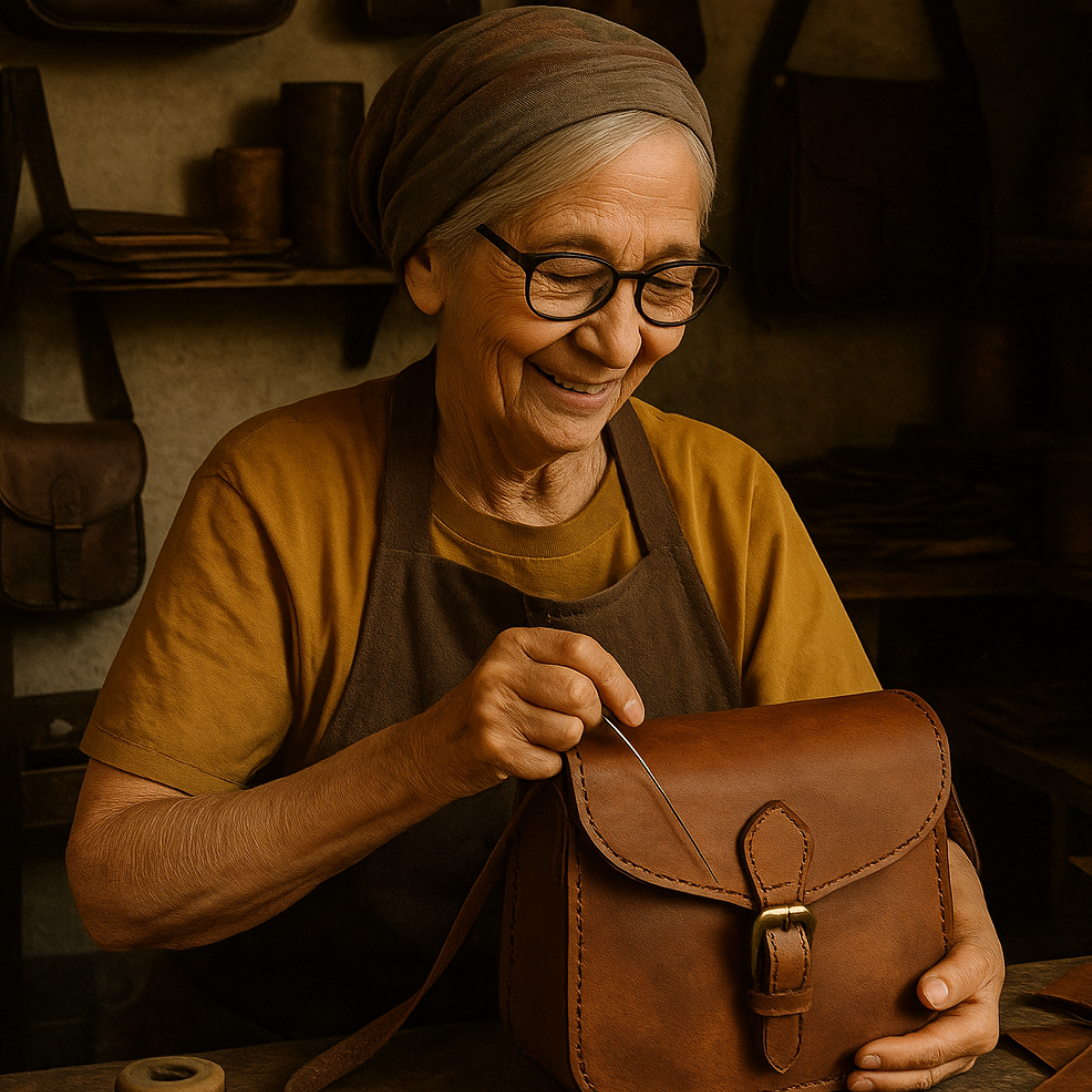 Bolso de Hombro Retro Mujer