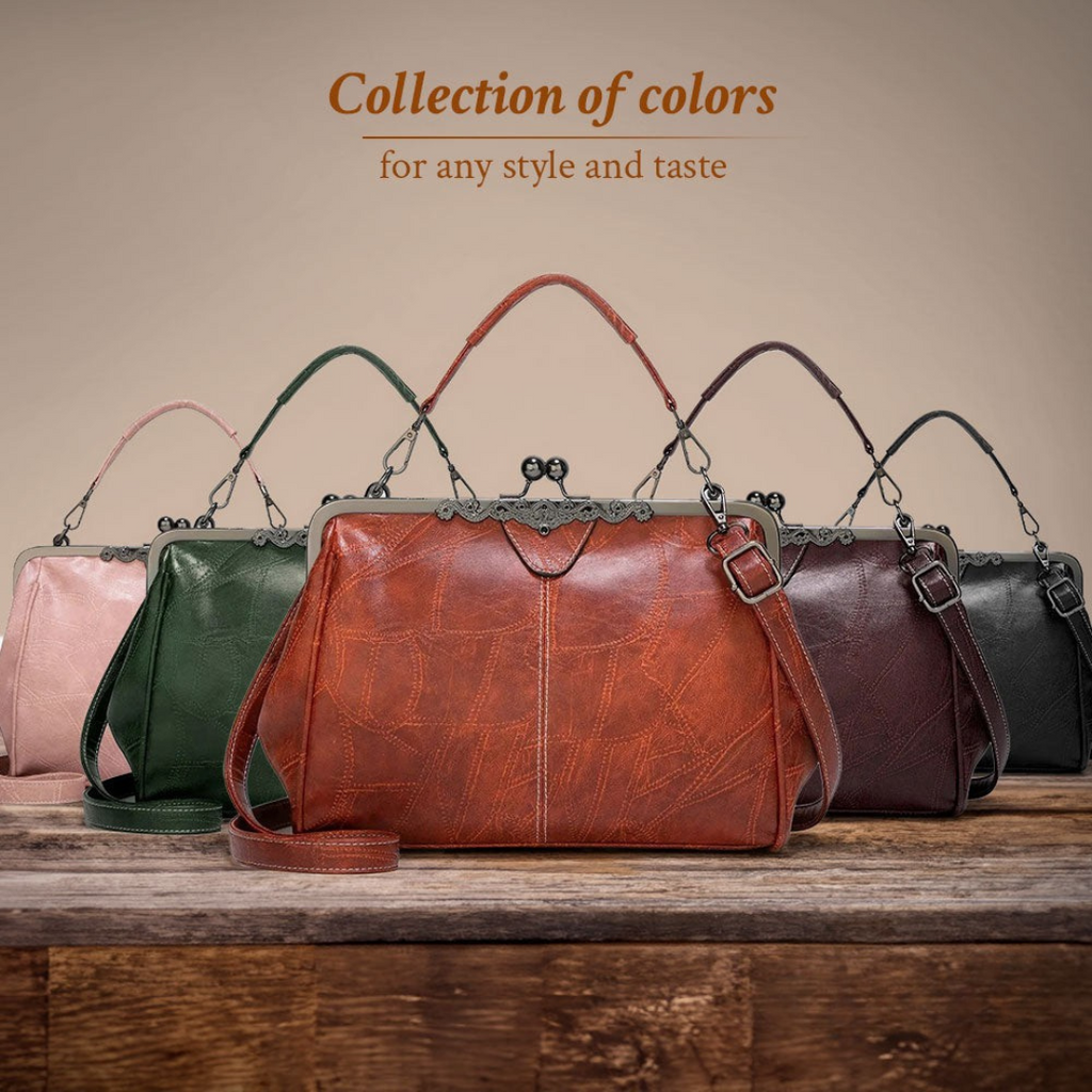 Bolso Vintage Mujer con Solapa