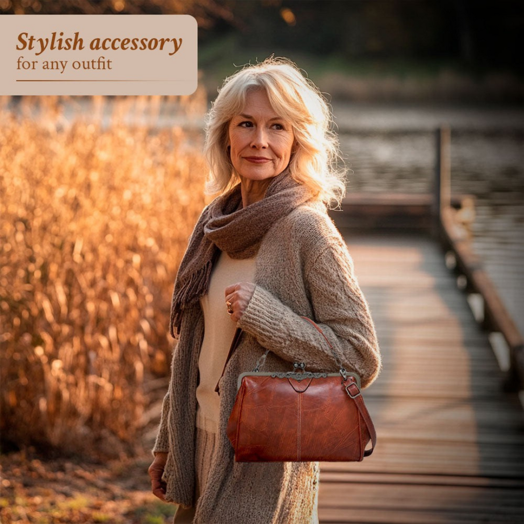 Bolso Vintage Mujer con Solapa