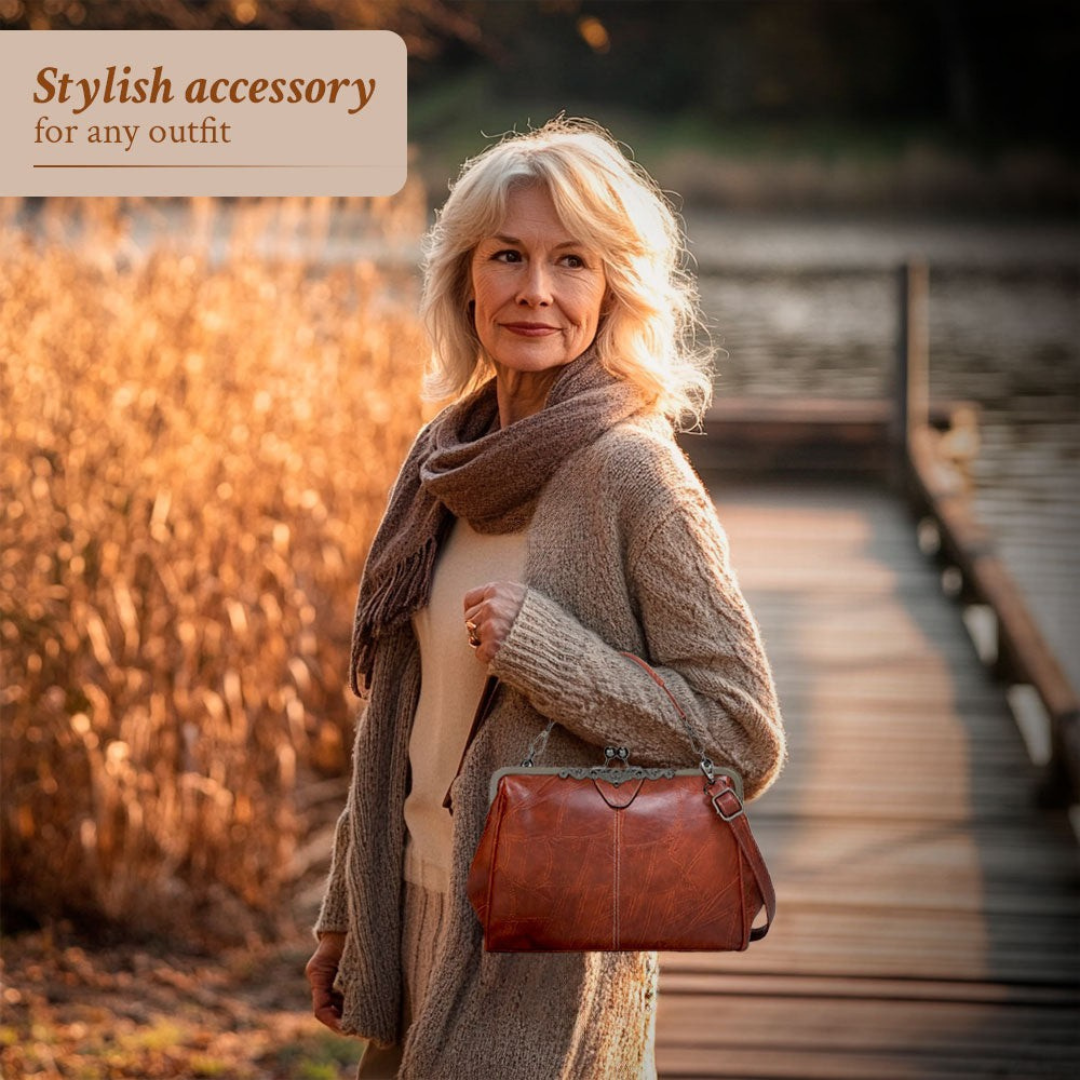 Bolso Vintage Mujer con Solapa