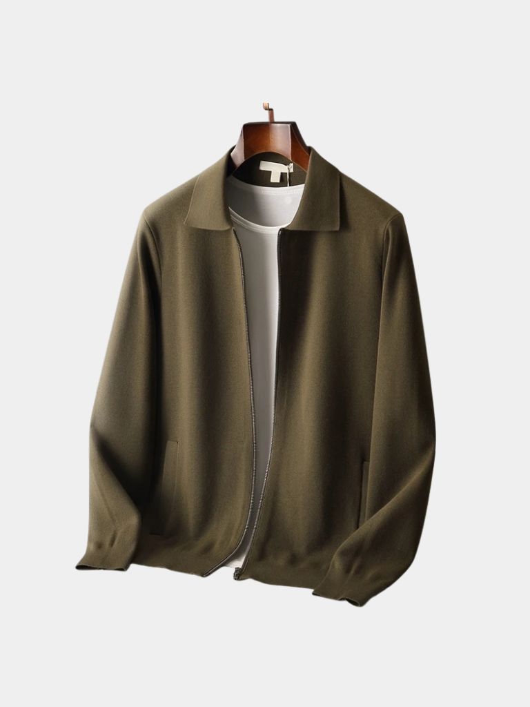 Chaqueta de Punto Heritage de Cachemira - Cross & Crown