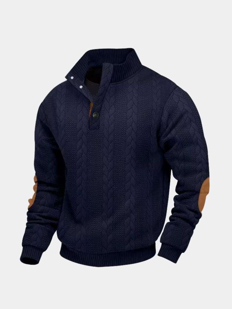 Suéter de Punto de Cuello Largo Timberline - Cross & Crown