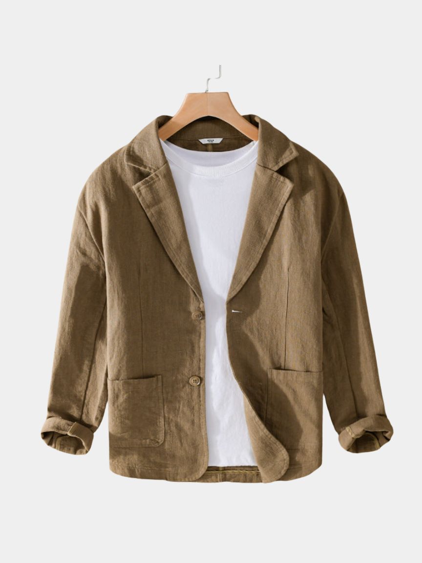 Blazer de Lino de Verano Oldbrook - Cross & Crown