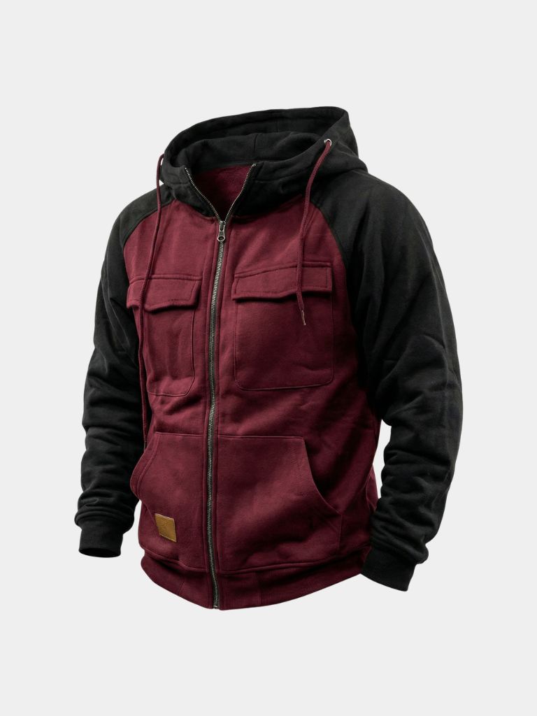 Sudadera con cremallera Cargo Trek - Cross & Crown