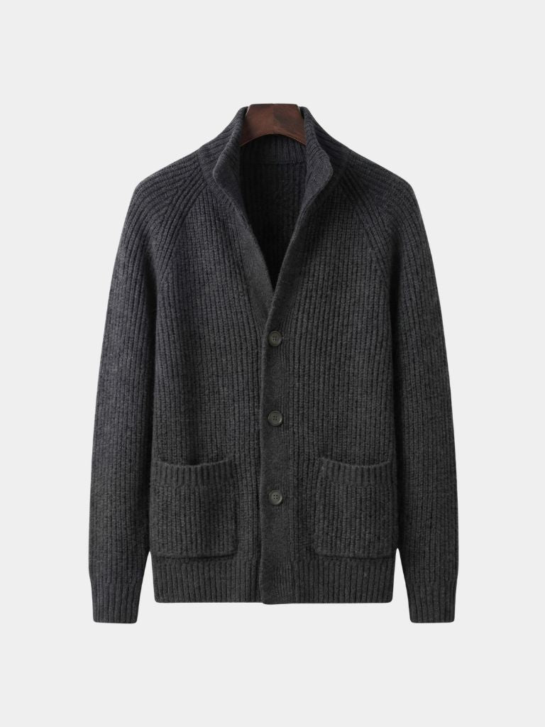 Chaqueta de Punto Botton Clásica - Cross & Crown